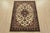 Farmhouse Fine Kashmar Rug 3’5′ X 4’8” Ivory Wool Traditional Hand-Knotted Carpet For Sale - Image 3 of 12