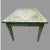 Wood Vintage Primitive French Country Style Floral Paint Decorated Dining Table For Sale - Image 7 of 10