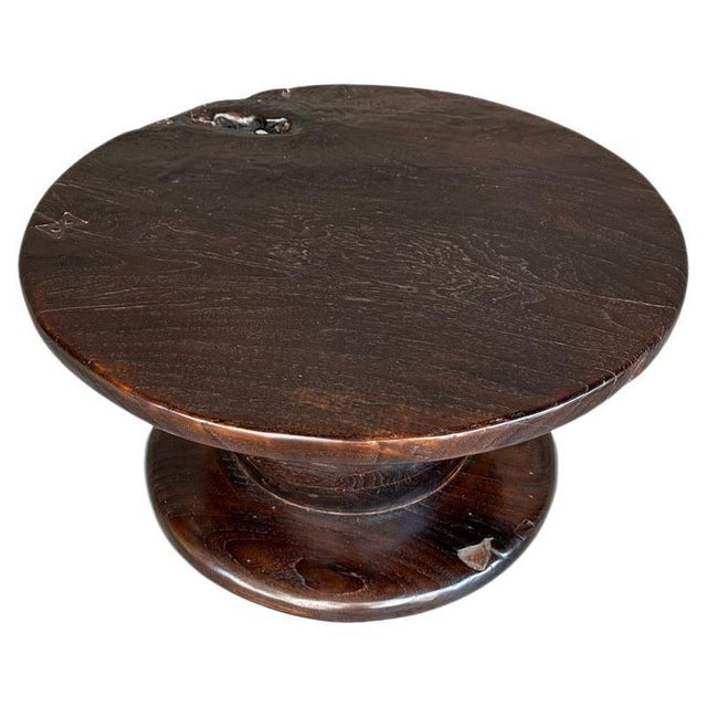 Andrianna Shamaris Teak Wood Side Table For Sale - Image 15 of 18