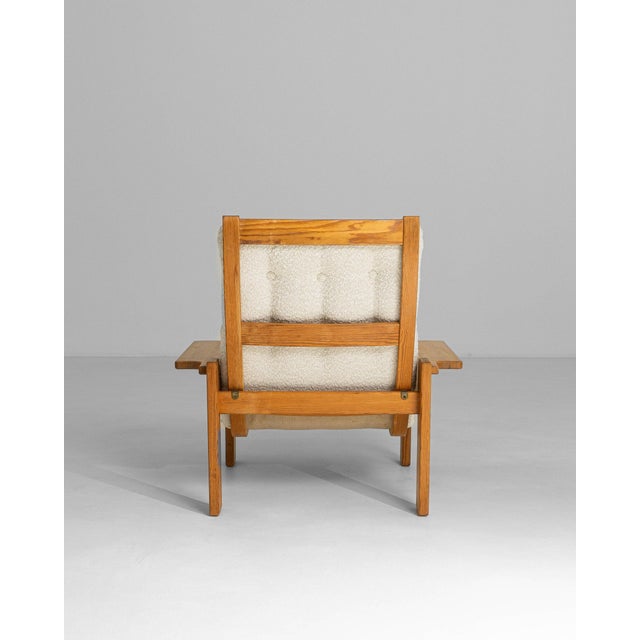 Wood 19th Century Italy Traditional Red Wood Armchair For Sale - Image 7 of 11