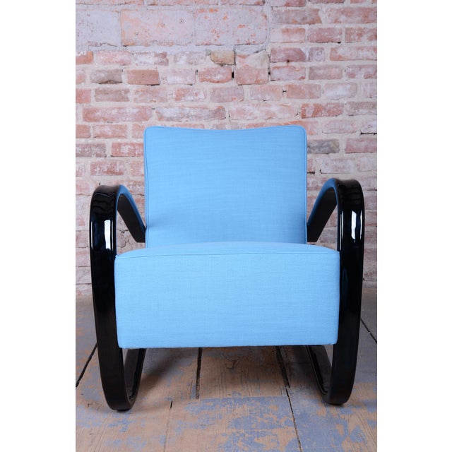 Czech Art Deco H-269 Lounge Chairs attributed to J. Halabala for Up Závody, 1930s, Set of 2 For Sale - Image 10 of 18