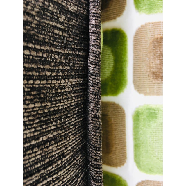 Textile Modern Cut Velvet Pillows - a Pair For Sale - Image 7 of 9