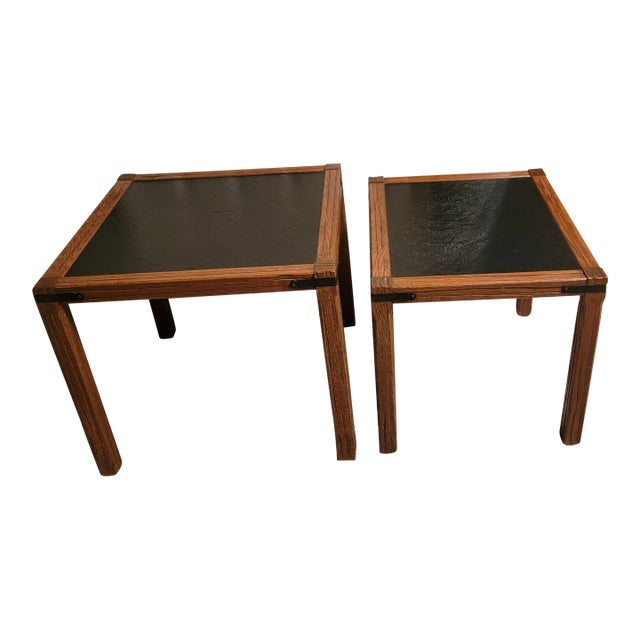 1960s Mid-Century A. B. Madsen End Tables - set of 2 For Sale
