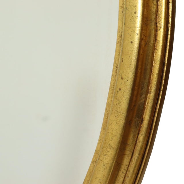 Oval Gold-Leaf Mirrors, France, 20th Century, Set of 2 For Sale - Image 9 of 18