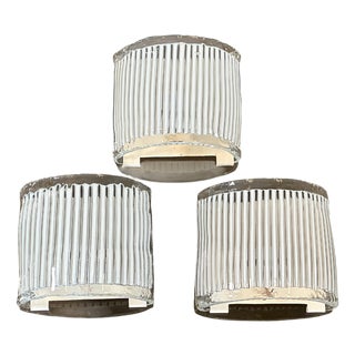 Glass Wall Lamps by Fratelli Toso, 1970s, Set of 3 For Sale