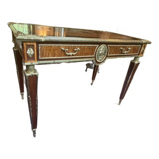 Early 19th Century Donald Ross Louis XVI Style Inlaid Desk For Sale
