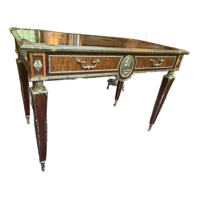 Early 19th Century Donald Ross Louis XVI Style Inlaid Desk For Sale