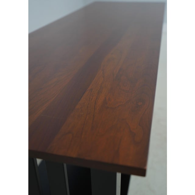 Mission Ethan Allen 2 Tier Mission Style Console Table For Sale - Image 3 of 13