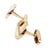 Bvlgari cufflinks in 18k yellow gold with a diagonal row of brilliant-cut diamonds. Details: Metal: 18k Yellow Gold...