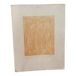 Yves Doeffreaux-Untitled Abstract Monotype Circa 1960s For Sale