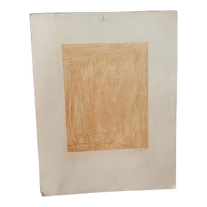 Yves Doeffreaux-Untitled Abstract Monotype Circa 1960s
