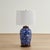 1920s Antique Chinese White and Blue Table Lamps For Sale - Image 5 of 9
