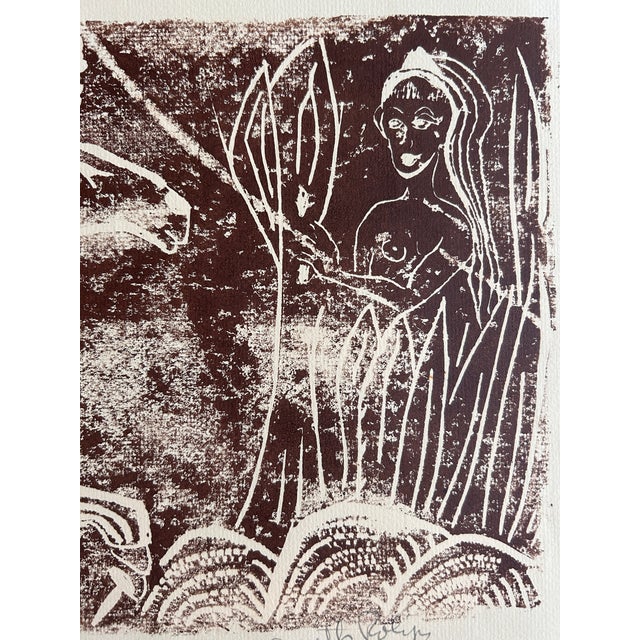 Mid-Century Modern Annette Robyns Signed Artist's Proof Unicorn Print Mid Century Modern For Sale - Image 3 of 6
