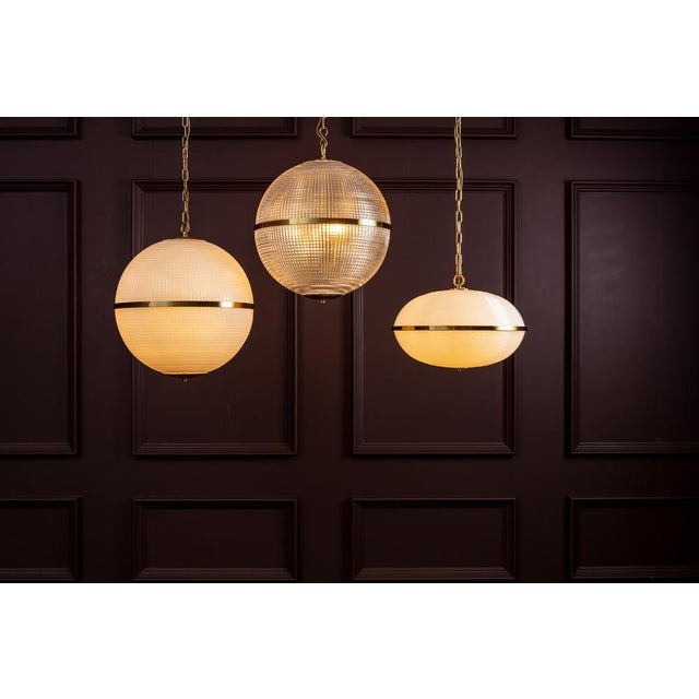 Early 21st Century Large Clear Parisian Globe Pendant from Pure White Lines For Sale - Image 5 of 6