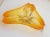 Mid-Century Modern Orange and Gold Coloured Murano Glass Bowl, 1950s For Sale - Image 3 of 5