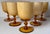 Goldenrod Vintage Carlo Moretti Cased Glass 'Butterscotch' Goblets-Set 6 For Sale - Image 8 of 8