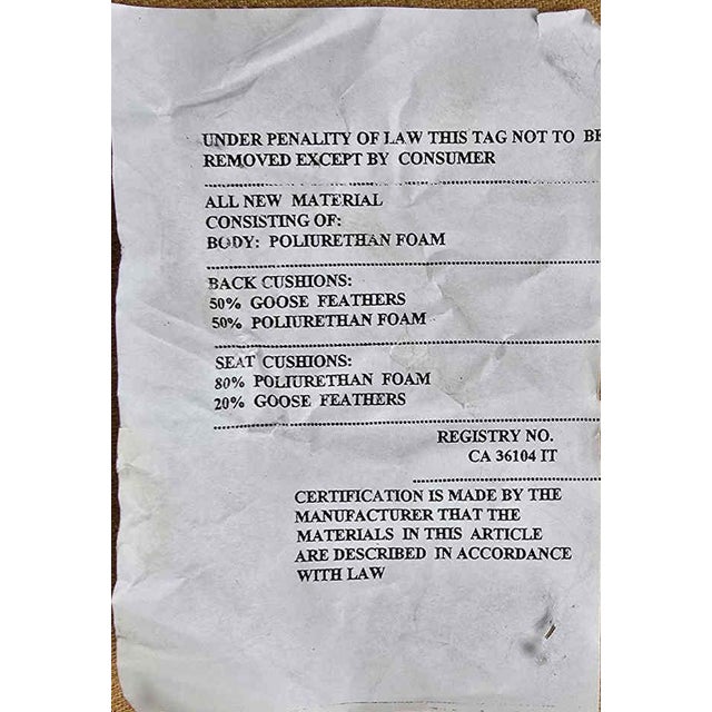 Roche Bobois Ascot Tan Leather Sofa For Sale - Image 10 of 10