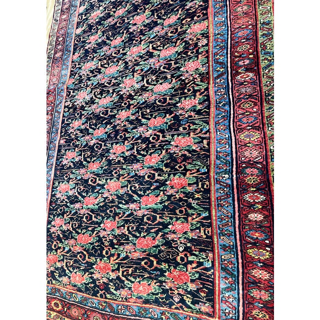 Antique Persian Bijar Halvayi Carpet For Sale In Chicago - Image 6 of 11
