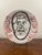 Early 2000s Donald Baechler Original Hand-Painted Ceramic Portrait Plate For Sale - Image 4 of 7