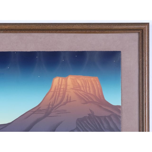1989 r.c. Gorman "Desert Lily" Stone Lithograph Artist Signed and Numbered 219/225 Framed, Matted & Ready to Display For Sale In San Diego - Image 6 of 7