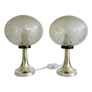 Vintage Space Age Table Lamps from Aro, 1970s, Set of 2 For Sale