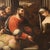 Antique 18th-century Italian painting. Oil on canvas artwork inspired by Luca Giordano's famous masterpiece, Christ and...