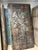 1920s Krishna Carved Wall Panel Barn Door Brown Reclaimed Wood Home Wall Art 84x41 For Sale - Image 5 of 7