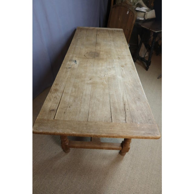 1950s 20th Century Oak Dining Table, 1950s For Sale - Image 5 of 8