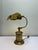 French Adjustable Bankers Desk Lamp in Brass, 1960s For Sale - Image 14 of 17