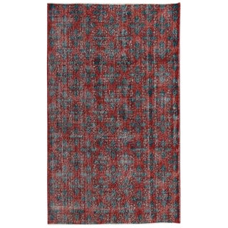 Vintage Mid-Century Zeki Muren Turkish Sivas Rug - 5′6″ × 9′ For Sale