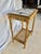 French Early 20th Century French Louis XVI Style Gold Gilded and Marble Side Table For Sale - Image 3 of 12