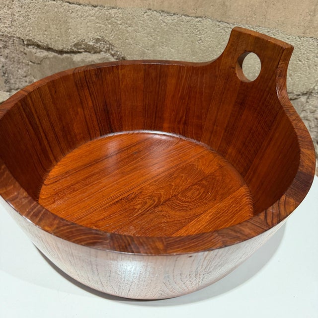 Danish Mid-Century Modern Staved Teak Jens Quistgaard for Nissen For Sale - Image 9 of 9