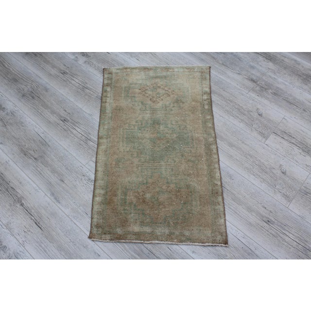 Mini Turkish Rug - 20"x34.5" For Sale - Image 10 of 10