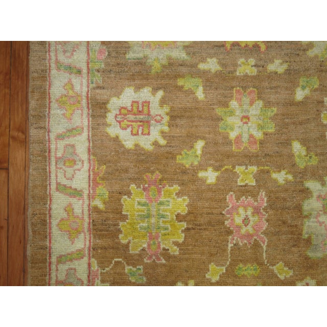 Vintage Inspired Oushak Rug For Sale In New York - Image 6 of 6