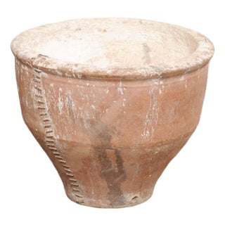 Spanish 19th C. Terracotta Rounded Planter For Sale