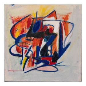 Giorgio Lo Fermo - Abstract Composition - Original Oil Paint - 2019