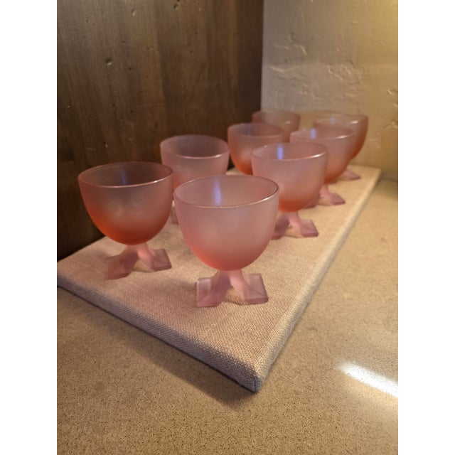 Late 20th Century Eight Neiman Marcus Italian Glasses For Sale - Image 13 of 13
