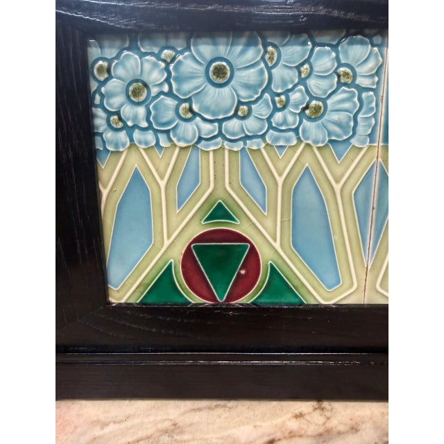 Glass and Wood Mirror, 1910 For Sale - Image 4 of 5