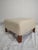 Wood Henredon Ottoman- Newly Upholstered, Vintage 90s For Sale - Image 7 of 13