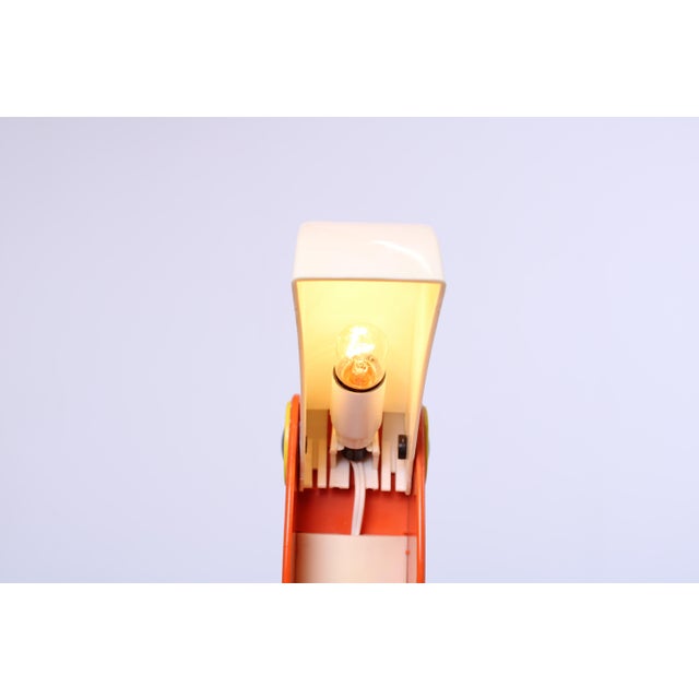 Orange Toucan Table Lamp by Ferrari for OTF Verona, 1960s For Sale - Image 16 of 17