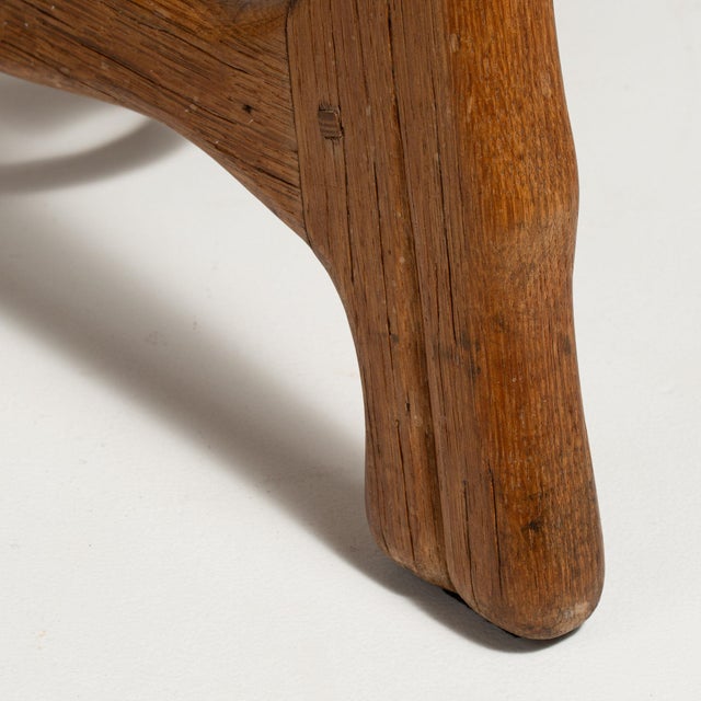 19th Century France Brutalist Amber Wood Coffee Table For Sale - Image 10 of 11