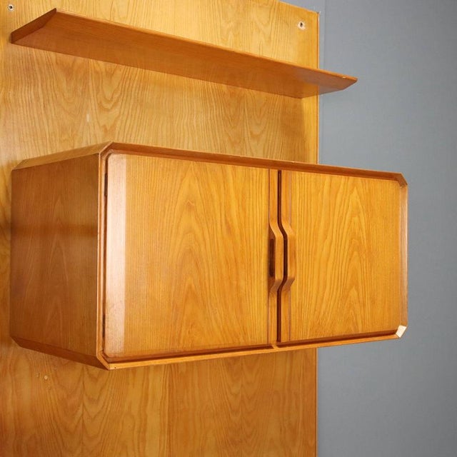 Maple Wall Bookcase, 1960s For Sale - Image 3 of 16