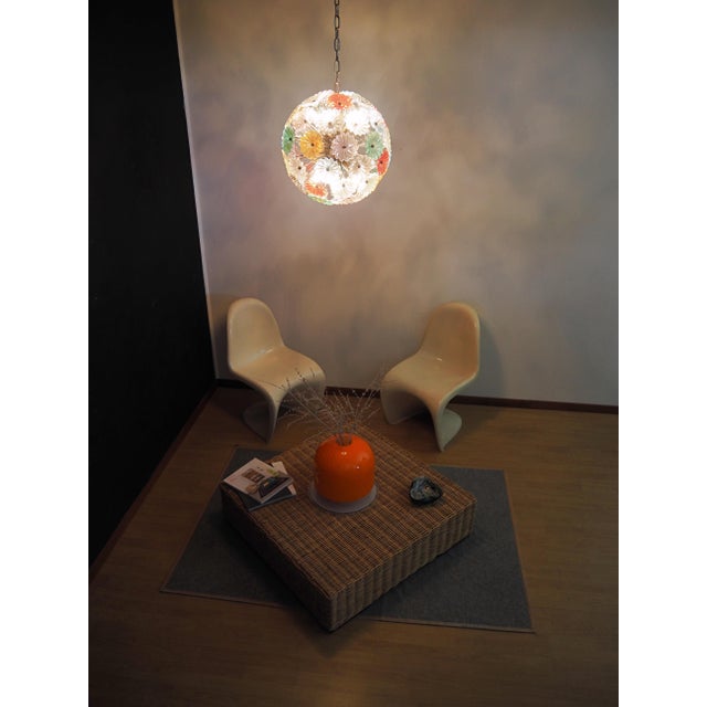 Vintage Sputnik Italian Crystal Chandelier, 1990 For Sale - Image 16 of 17