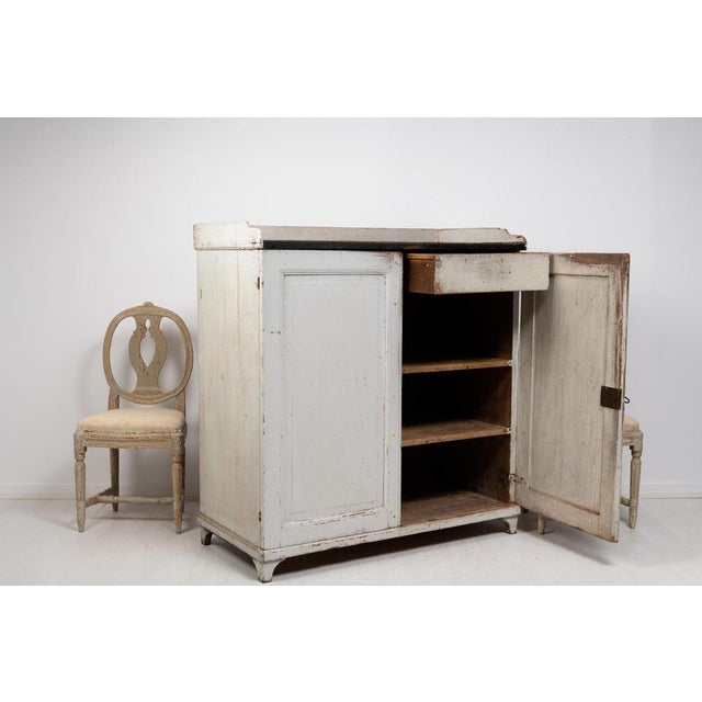 Wood Northern Swedish Folk Art Sideboard For Sale - Image 7 of 16