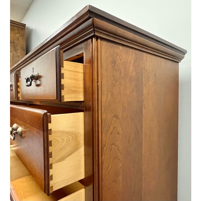Brown Pennsylvania House Chippendale Style 11 Drawer Dresser For Sale - Image 8 of 11