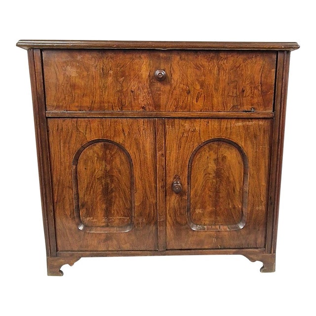 Two-Door Walnut Sideboard For Sale - Image 11 of 11