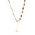 Contemporary Golden Balance Diamond Necklace For Sale - Image 3 of 9