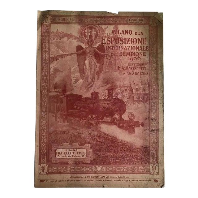 Unknown, Milan and Its International Exhibition, Vintage Catalog, 1906 For Sale