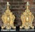 Rococo 1990s Gold Leaf & Verdigris Newly Painted Table Lamps by Turtle and Crane - Hollywood Regency For Sale - Image 3 of 17