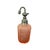 Elegant vintage bathroom vanity set made of pressed pink glass with a beautiful diamond pattern. The set consists of a...